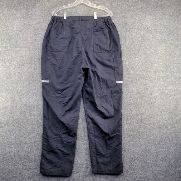 FedEx Stan Herman Women's VF Imagewear Reflective Pants Blue Size 16R 32x32 - Picture 2 of 11